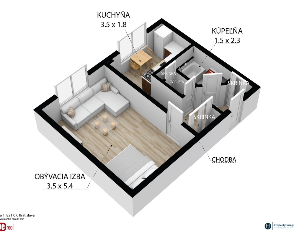 1 IZBOVÝ BYT NA BALTSKEJ ULICI - PREDANÉ